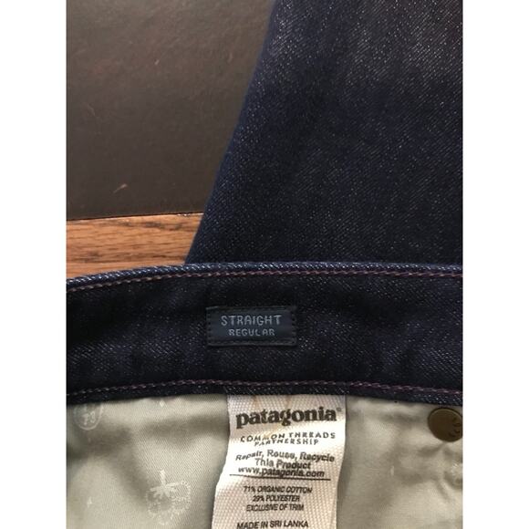 Patagonia Women's Blue Straight Regular Jeans - Size 27 (4) - Picture 8 of 15